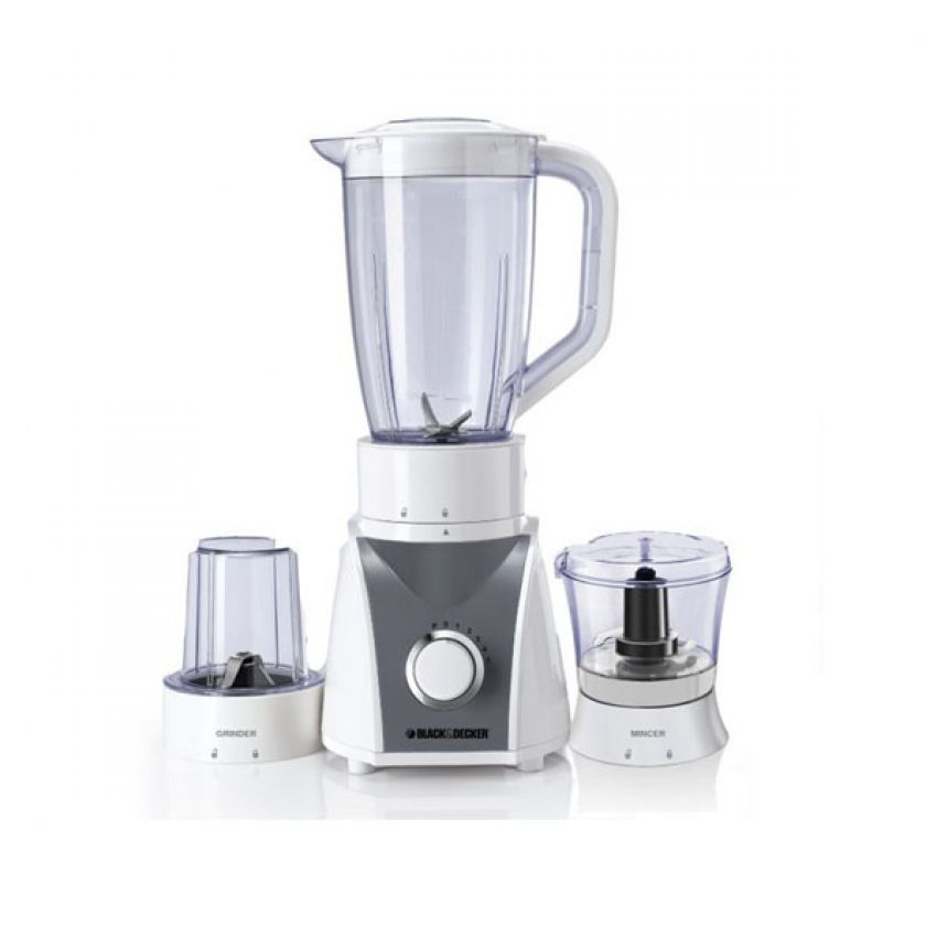 1 Black Nd Decker 500W Blender Grinder And Mincer Mill White in